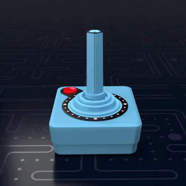 2600+ PAC-MAN Edition & Ghost Joystick Bundle - Image 2