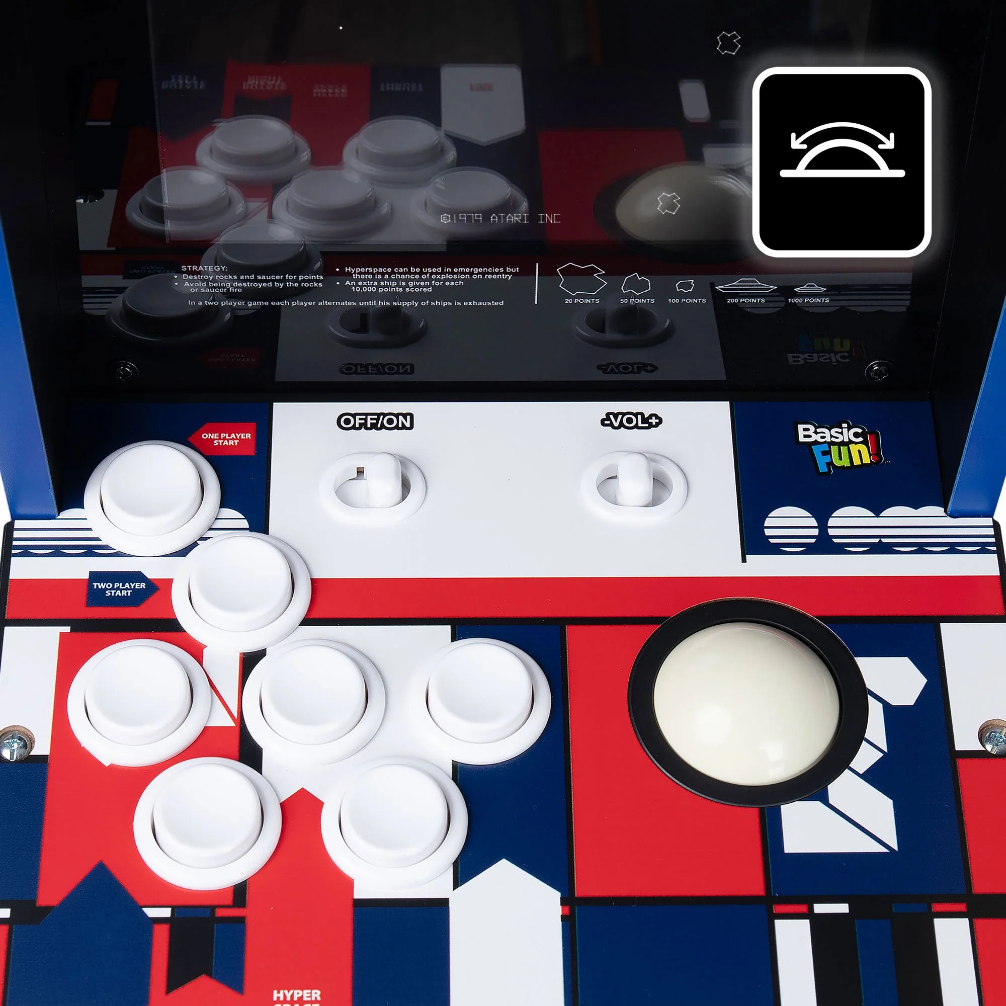 ARCADE CLASSICS – ASTEROIDS COUNTER SERIES, 5 GAME CABINET - Image 10