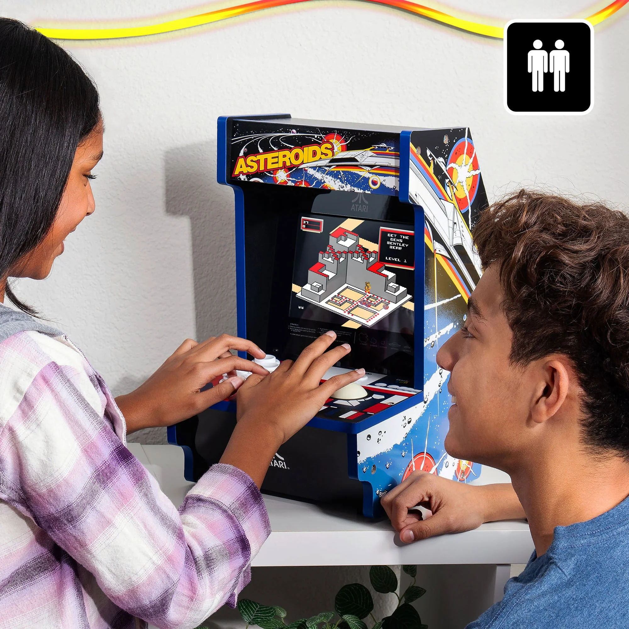 ARCADE CLASSICS – ASTEROIDS COUNTER SERIES, 5 GAME CABINET - Image 2