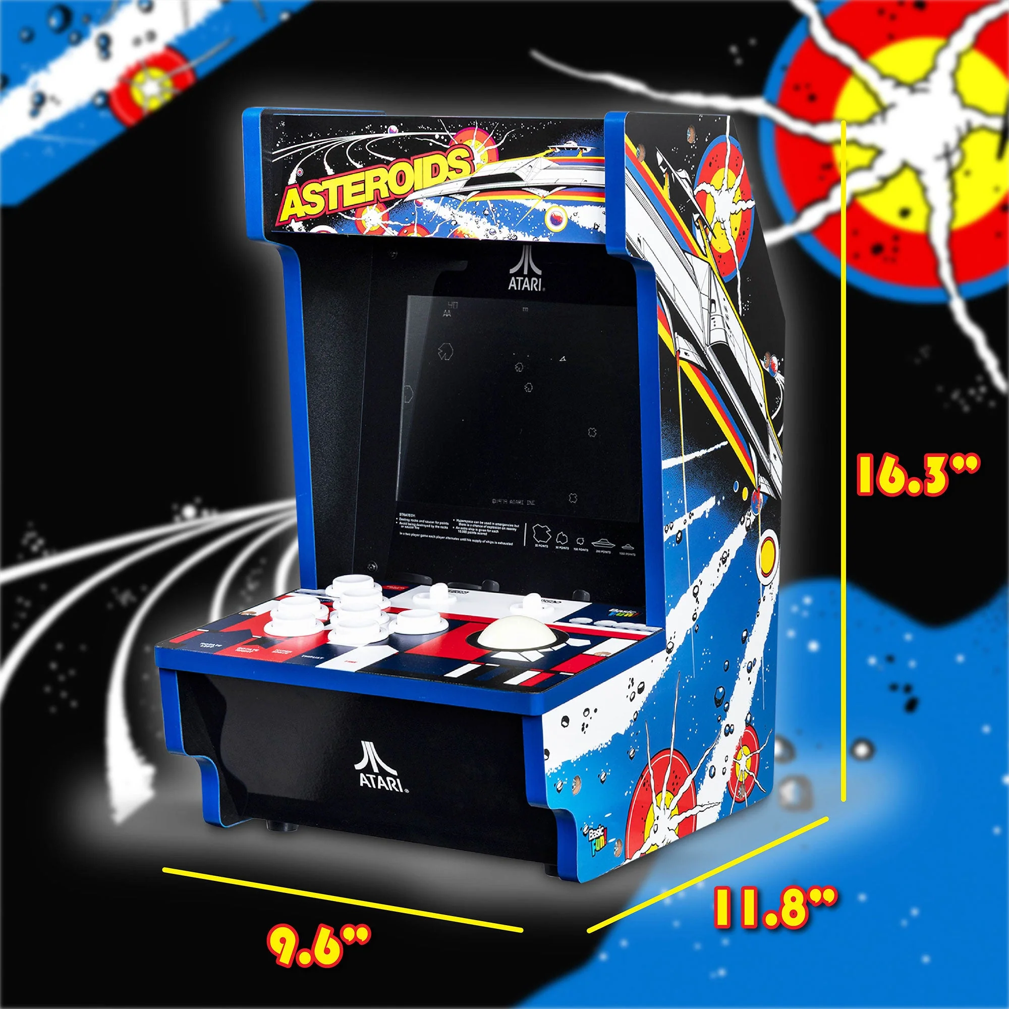 ARCADE CLASSICS – ASTEROIDS COUNTER SERIES, 5 GAME CABINET - Image 5