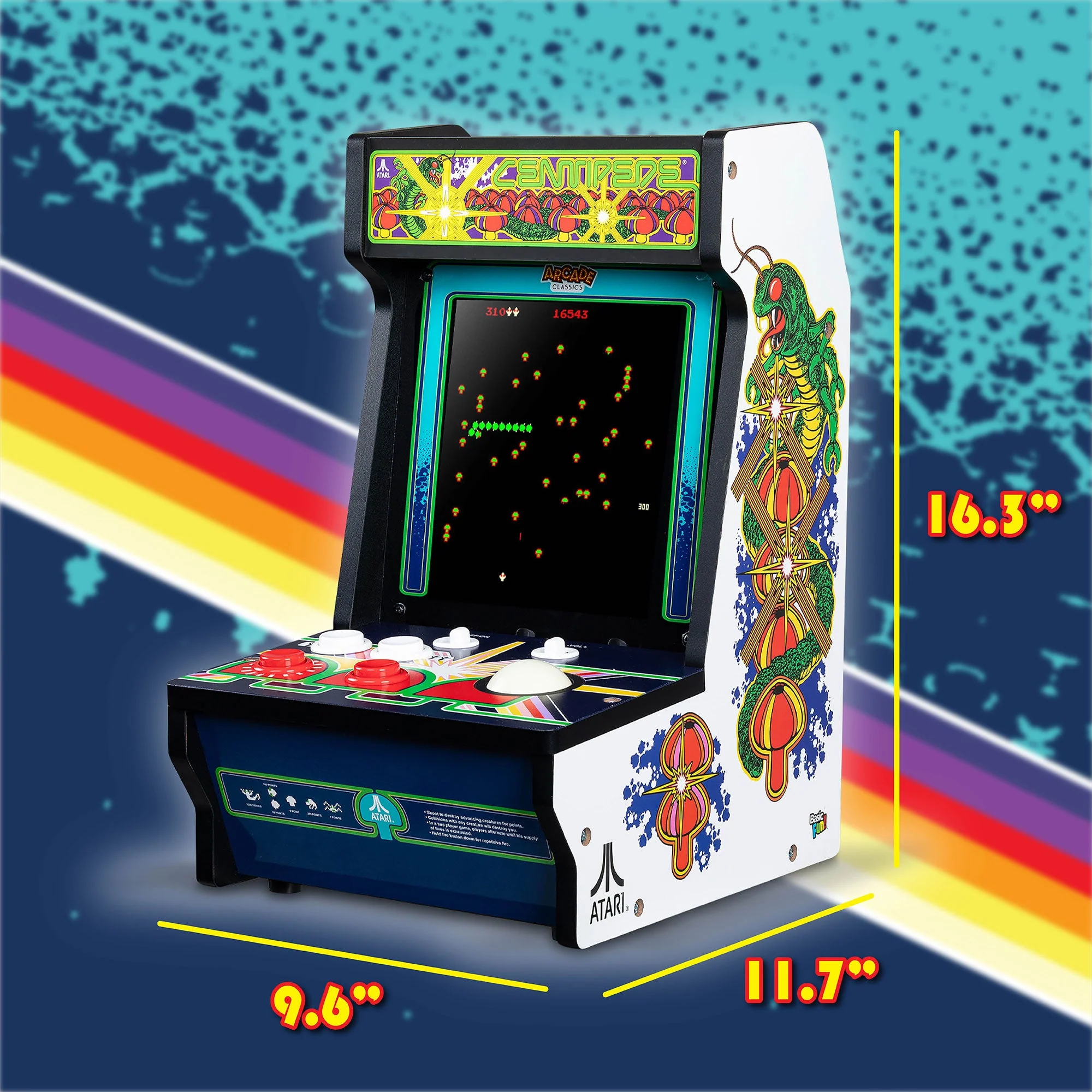 ARCADE CLASSICS – CENTIPEDE COUNTER SERIES, 5 GAME CABINET - Image 5