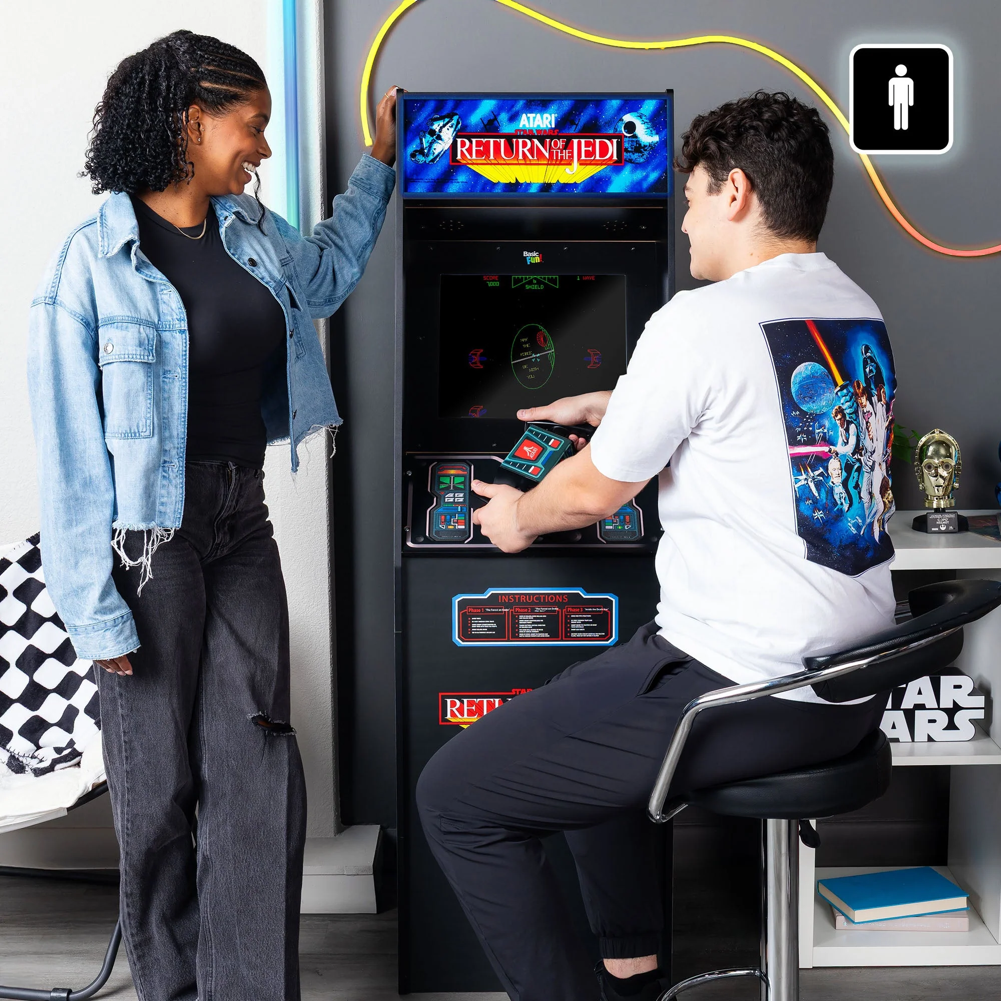 ARCADE CLASSICS – ATARI STAR WARS ULTRA SERIES, 3 GAME CABINET - Image 3