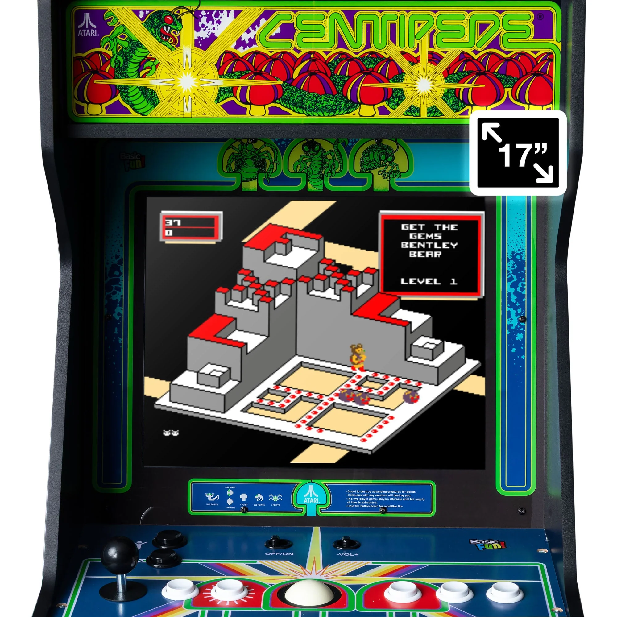 ARCADE CLASSICS – CENTIPEDE ULTRA SERIES, 40 GAME CABINET - Image 9