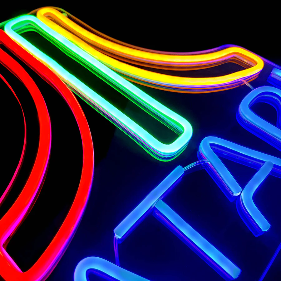 Atari Neon LED Sign - Multicolor (12" x 13") - Image 4