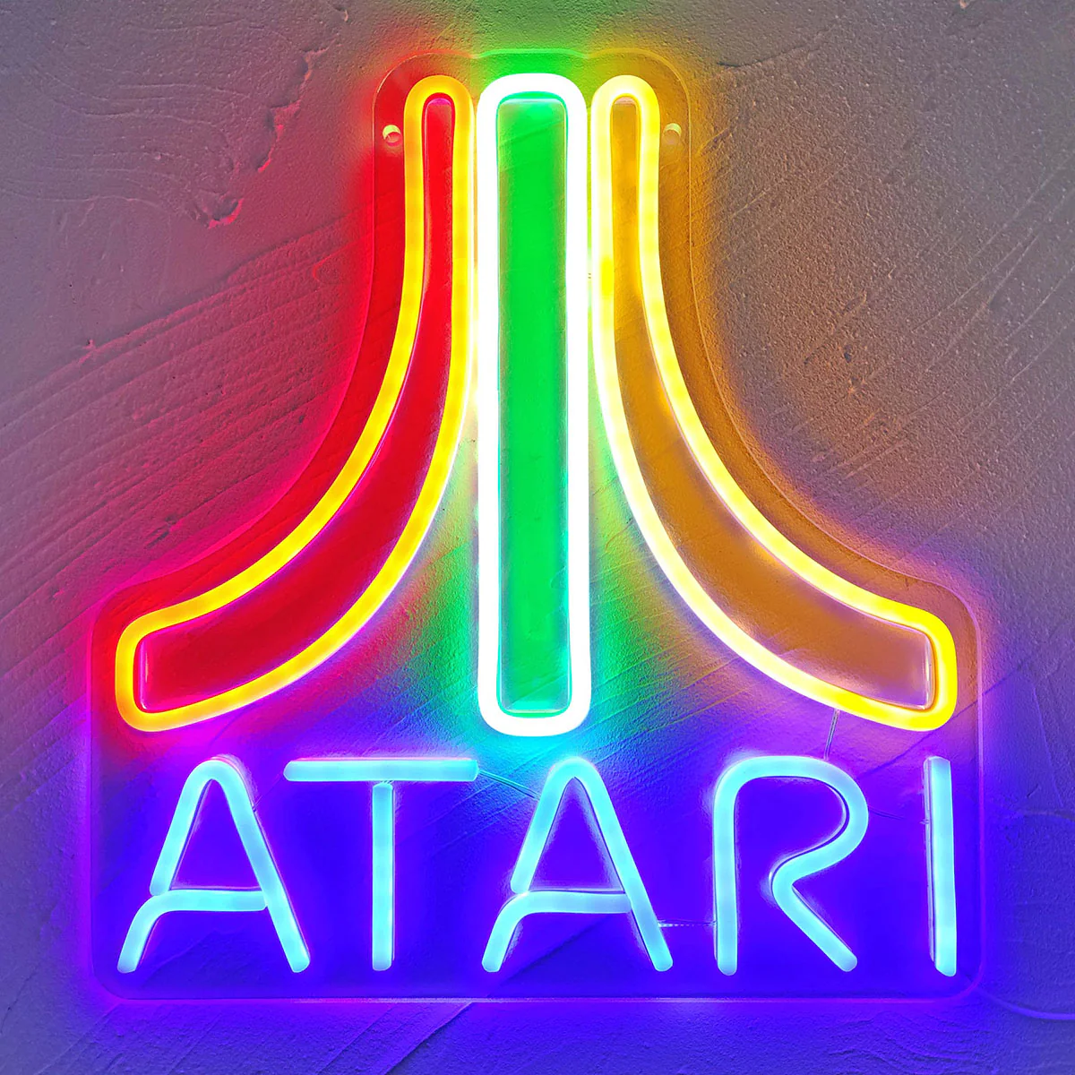 Atari Neon LED Sign - Multicolor (12" x 13") - Image 6