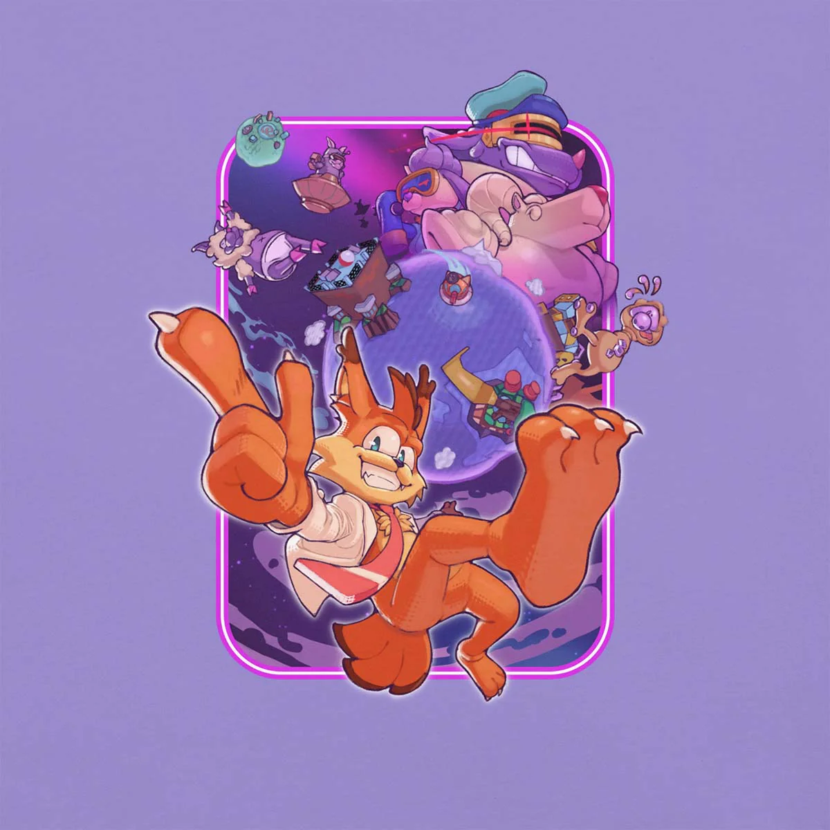 Bubsy 4D Tee - Image 3
