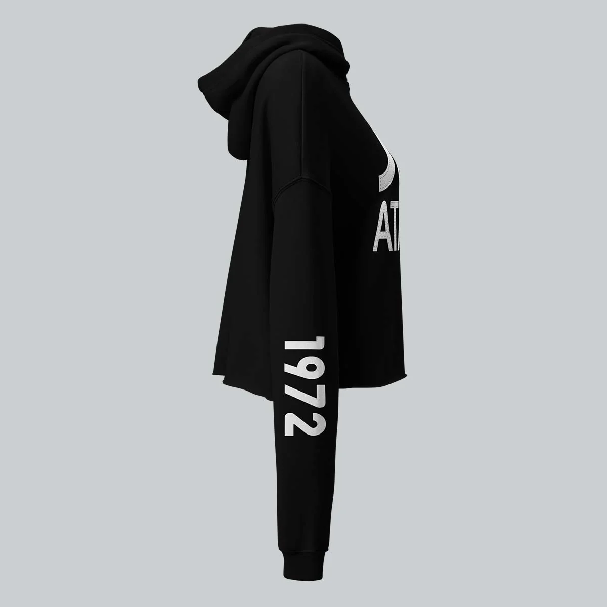 Stitch Effect Atari Cropped Sweatshirt - Image 4