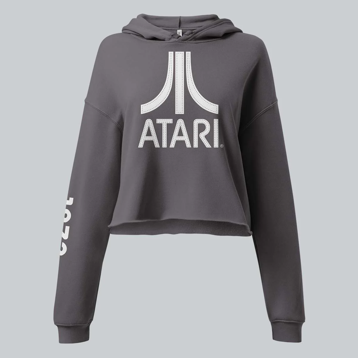 Stitch Effect Atari Cropped Sweatshirt - Image 6