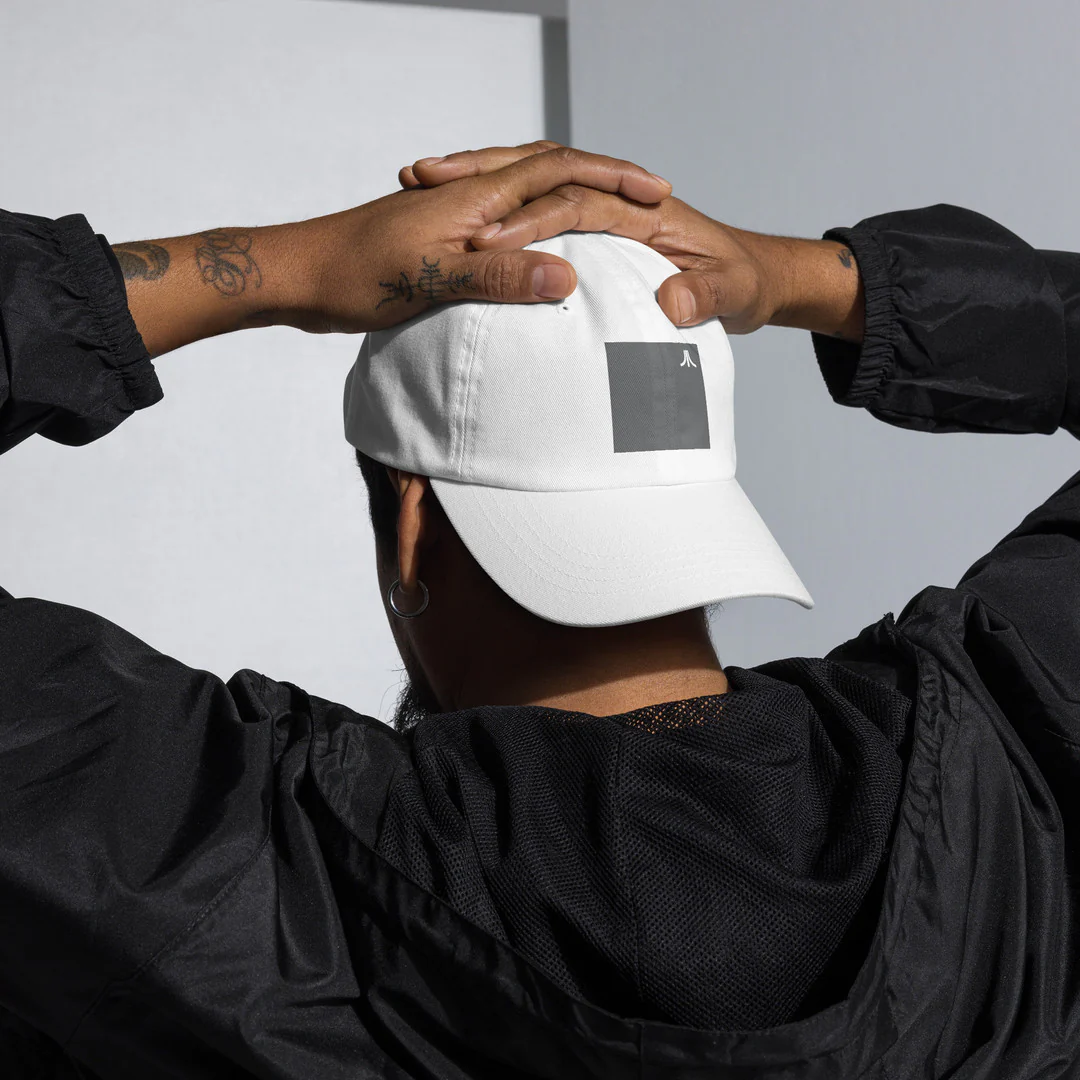Gray Fuji Block Dad Hat - Image 4