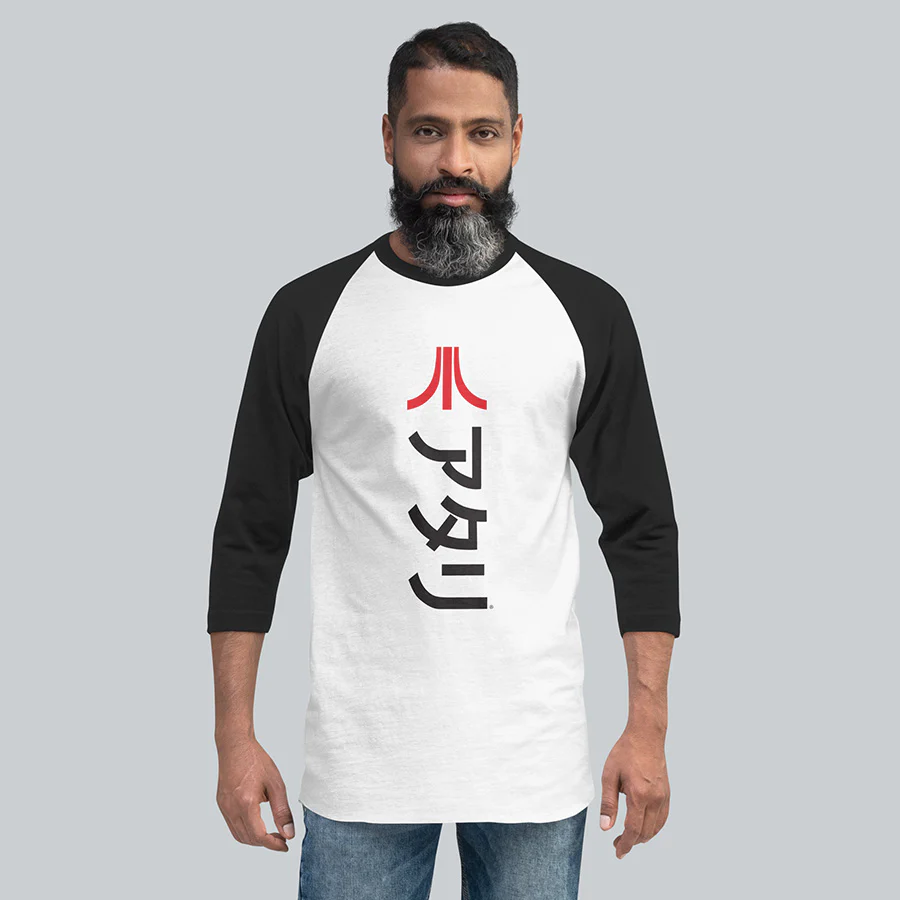Katakana 3/4 Sleeve Raglan Tee - Image 3