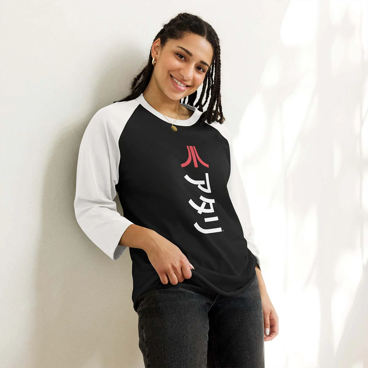 Katakana 3/4 Sleeve Raglan Tee Club Exclusive Color - Image 3