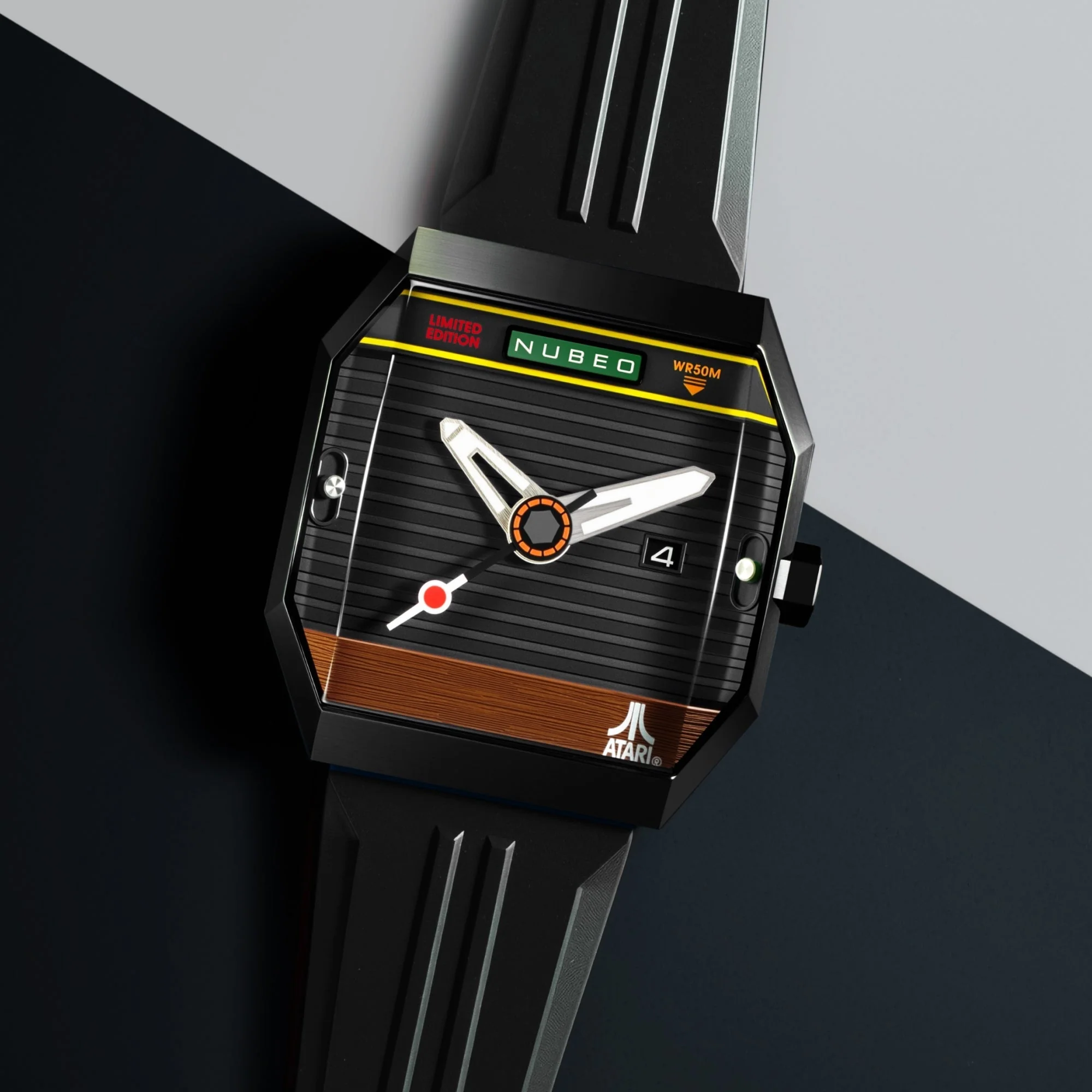 NUBEO x Atari Watch - Console Automatic Atari 2600 - Joystick Shadow - Image 4