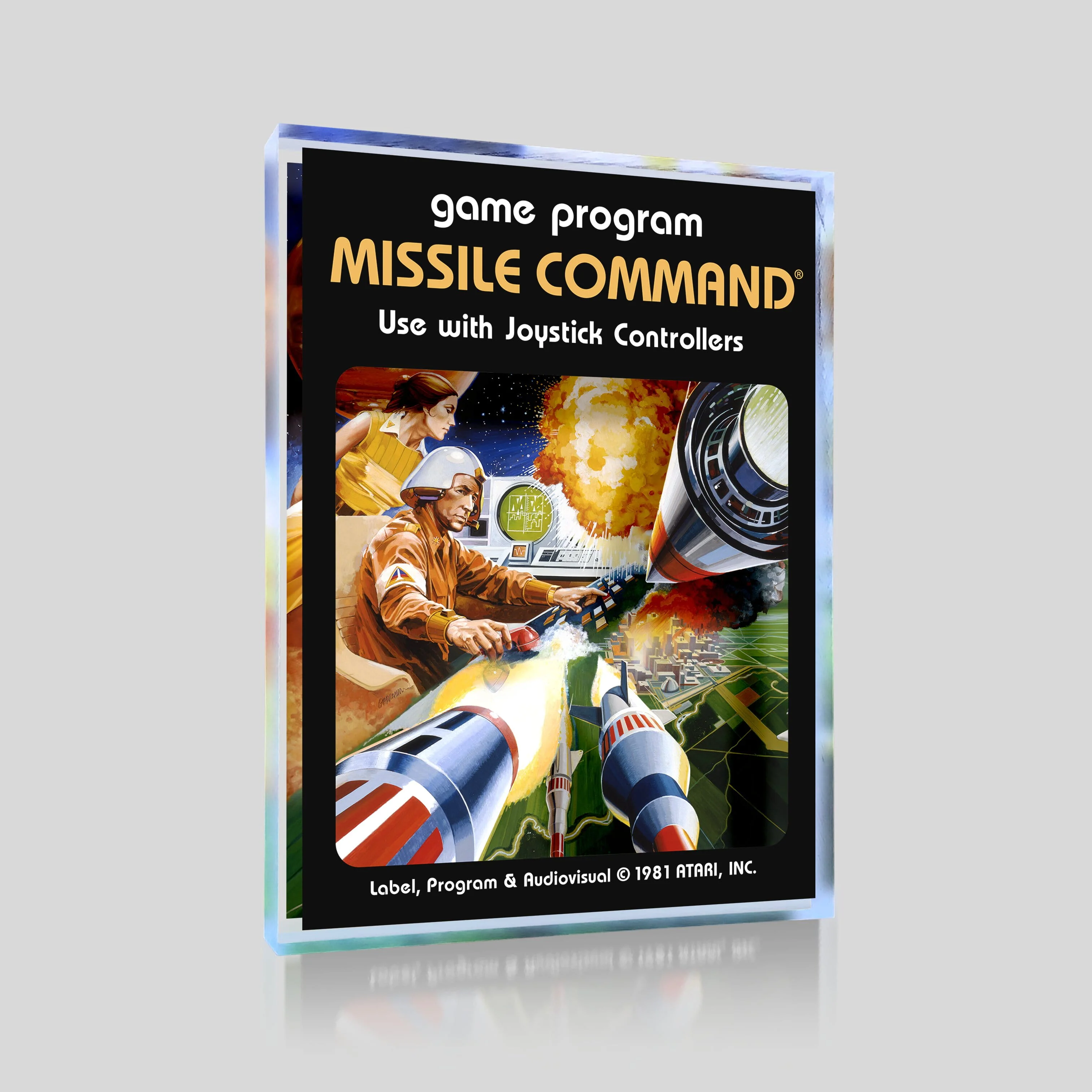 Missile Command 2600 Desktop Art