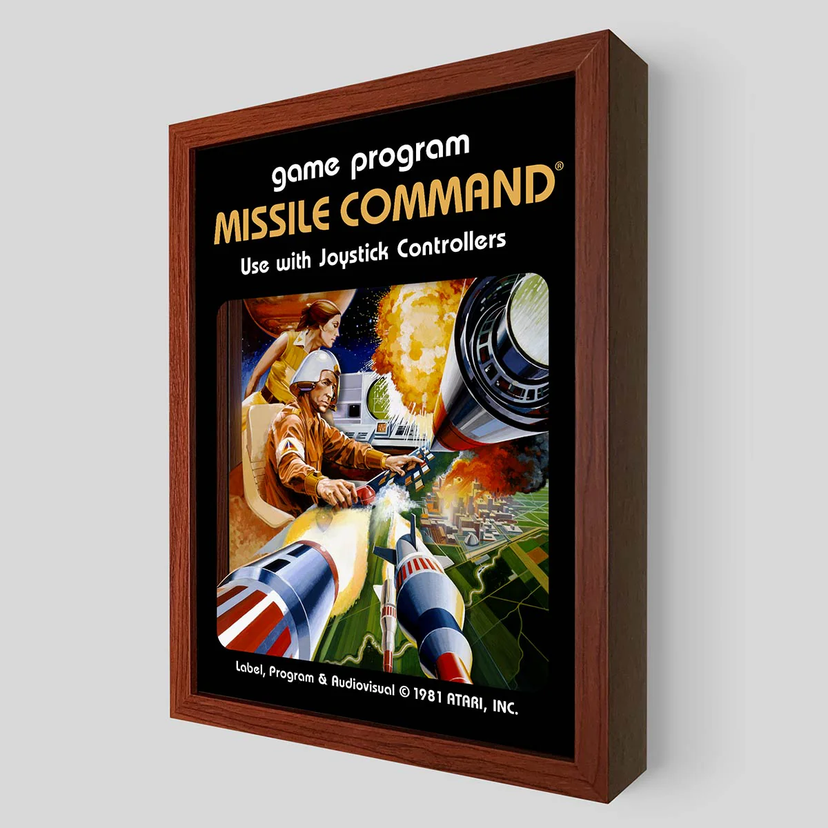 Missile Command 2600 Shadowbox Art - Image 2