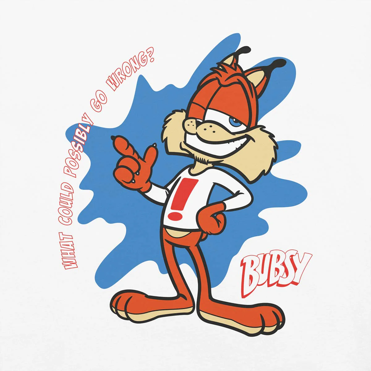 What Could Go Wrong? Bubsy Tee - Image 3