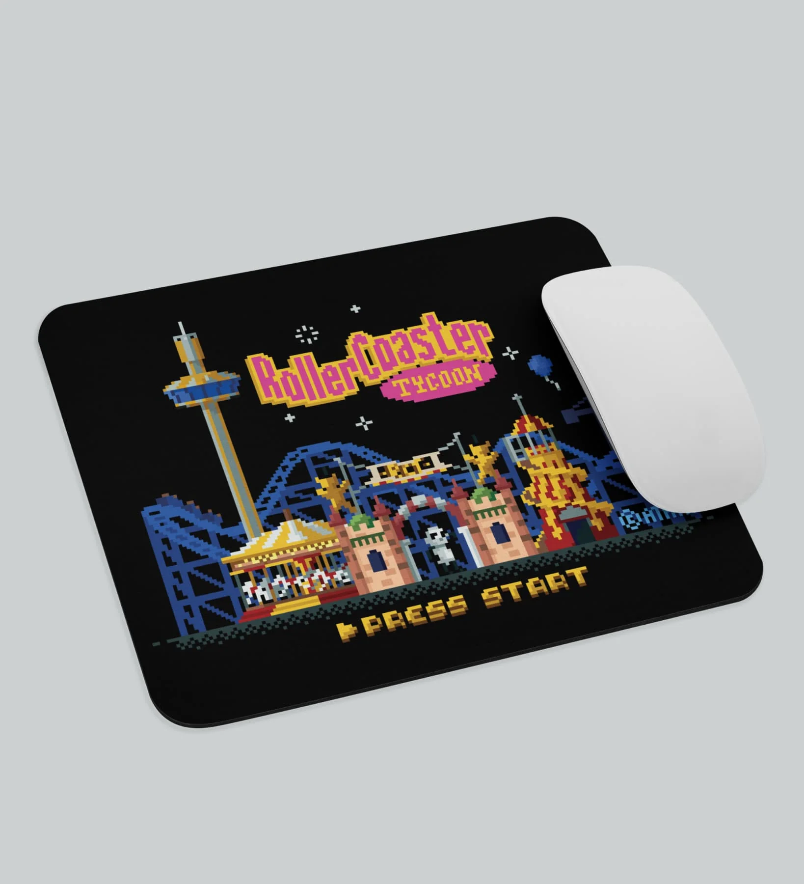 RCT 25th Anniversary Retro Pixel Art Mouse Pad - Image 2
