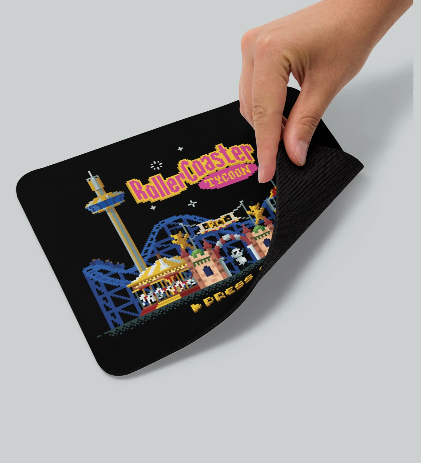 RCT 25th Anniversary Retro Pixel Art Mouse Pad - Image 3