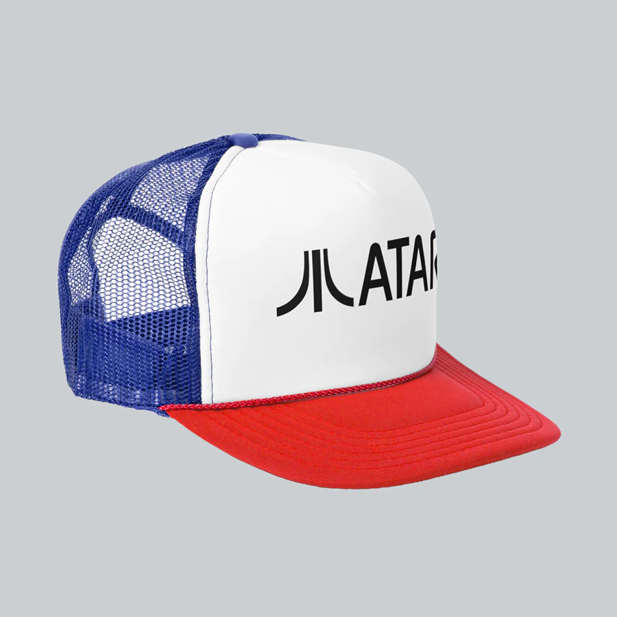 Summer Trucker Hat (Red & Blue)