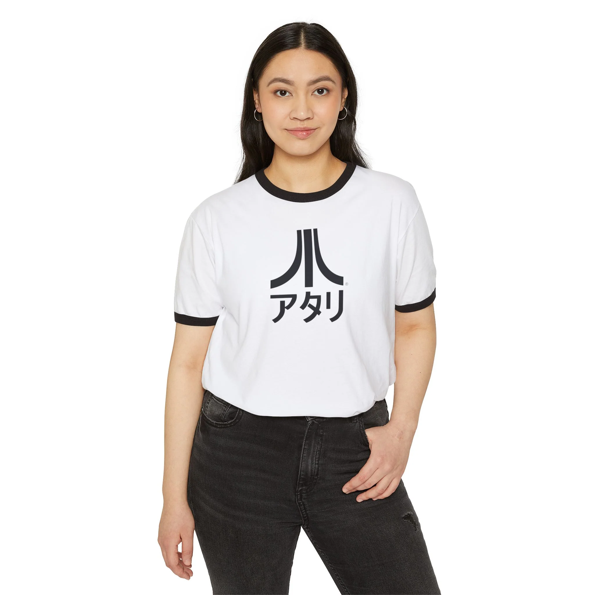 Ringer Katakana Tee Black on White - Image 2