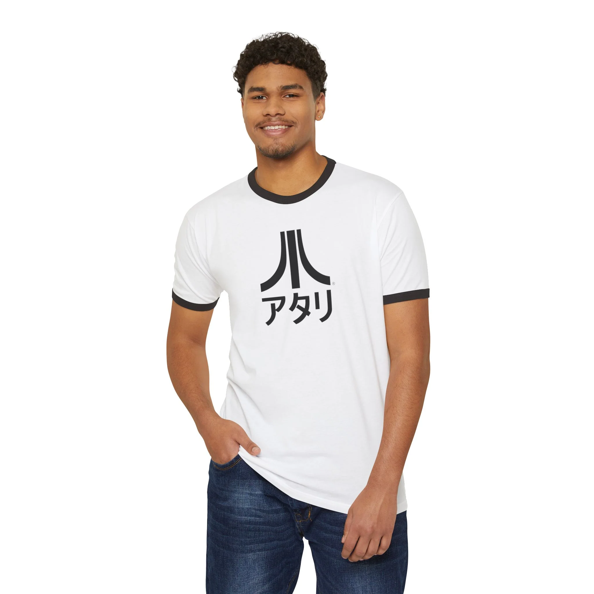 Ringer Katakana Tee Black on White - Image 4