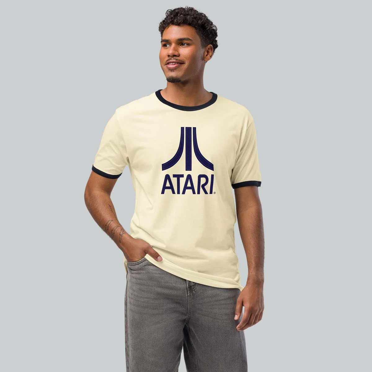 Stitch Effect Atari Ringer Tee - Image 2