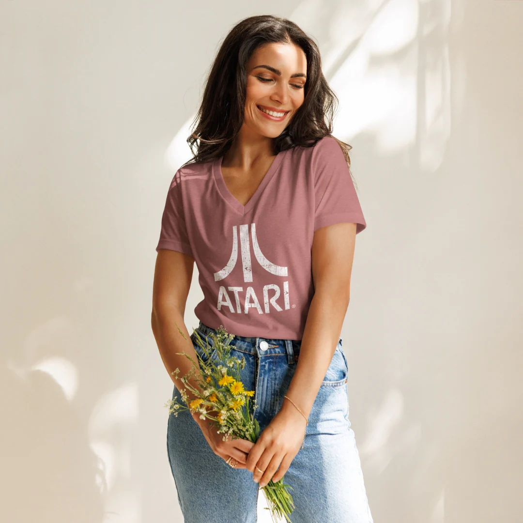 Vintage Fuji Women's V-Neck Tee - Image 7