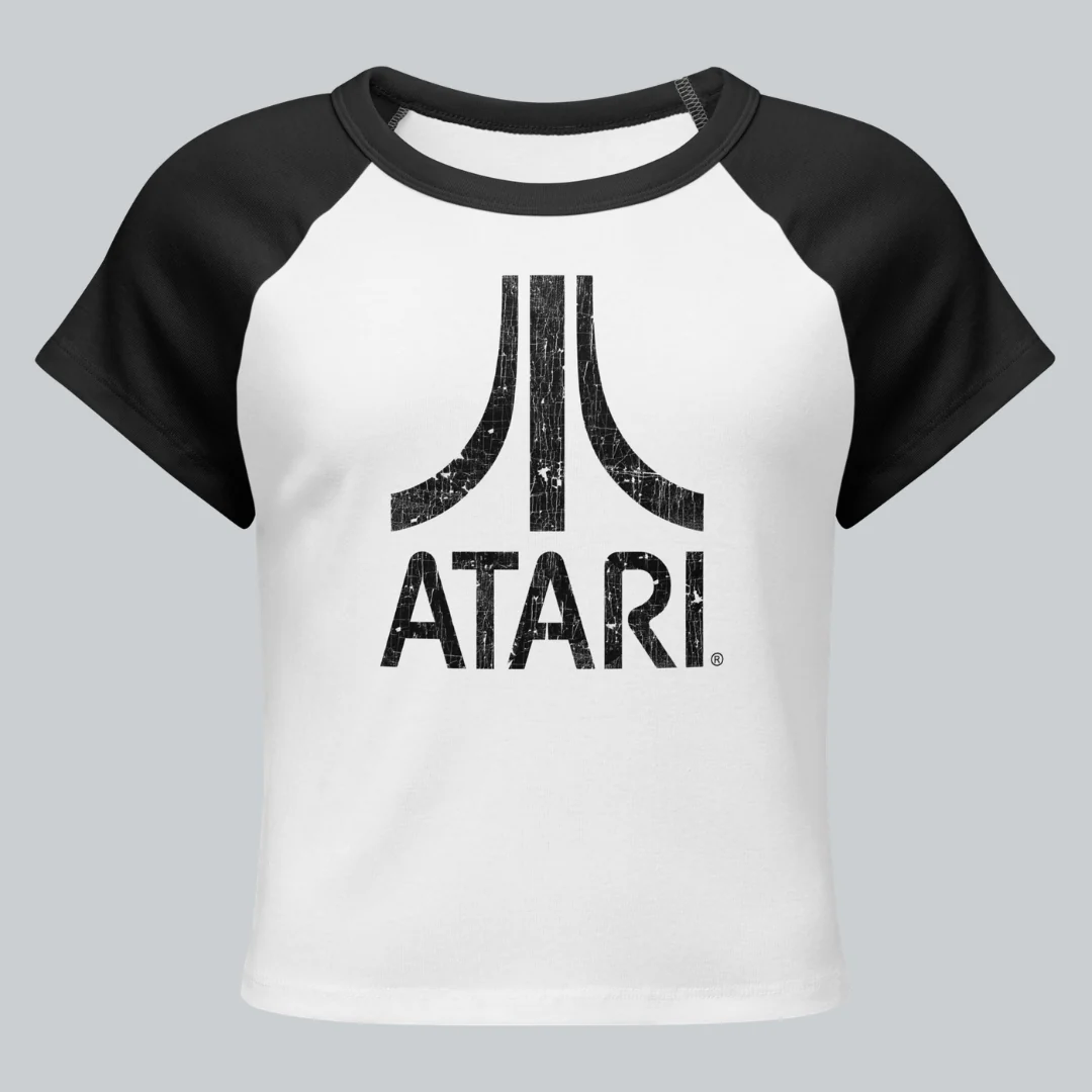 Vintage Logo Women's Raglan Micro Tee