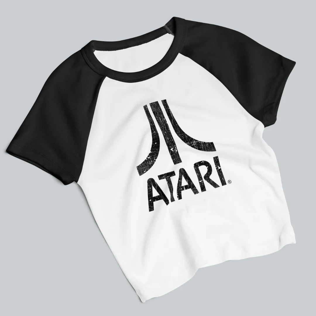 Vintage Logo Women's Raglan Micro Tee - Image 4