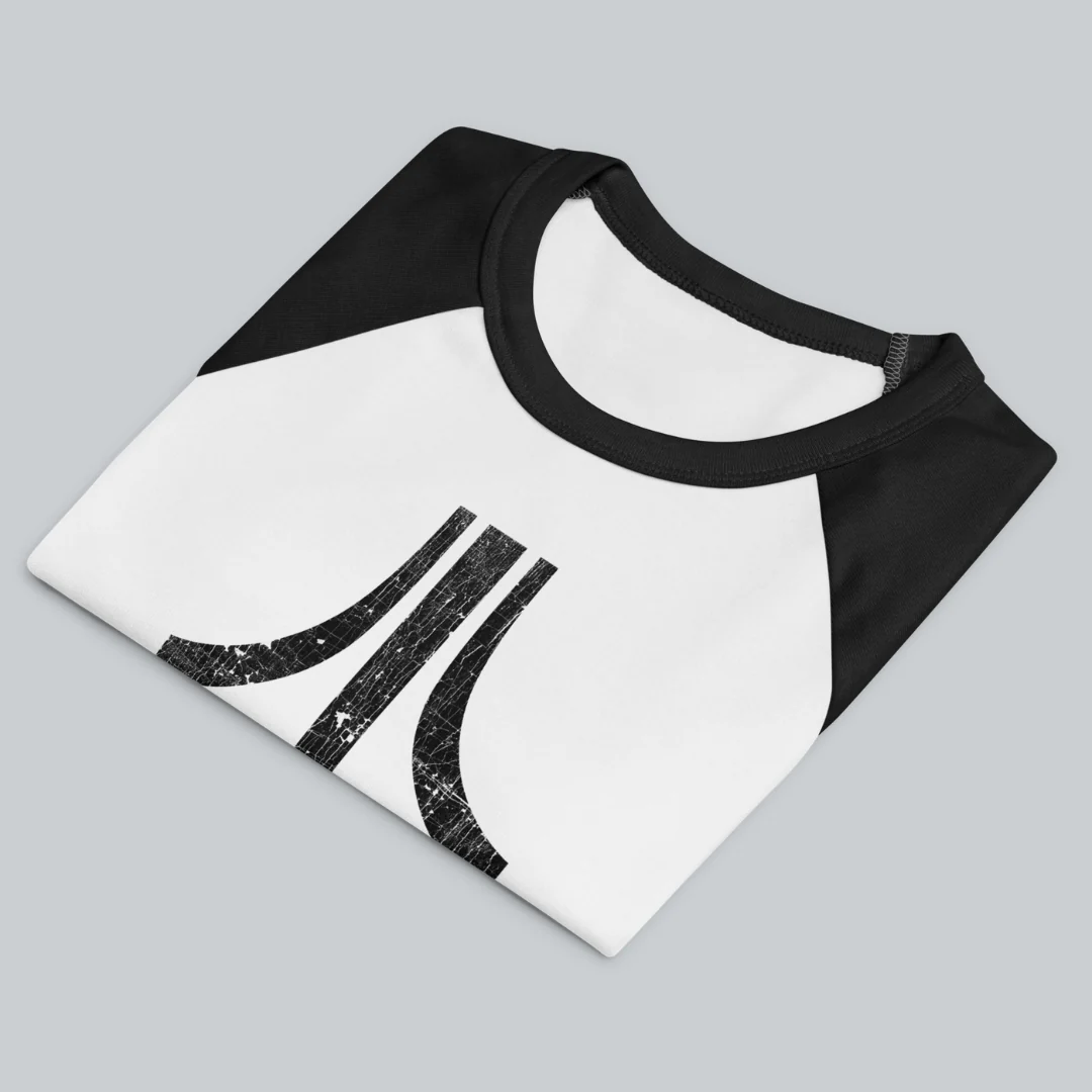 Vintage Logo Women's Raglan Micro Tee - Image 5
